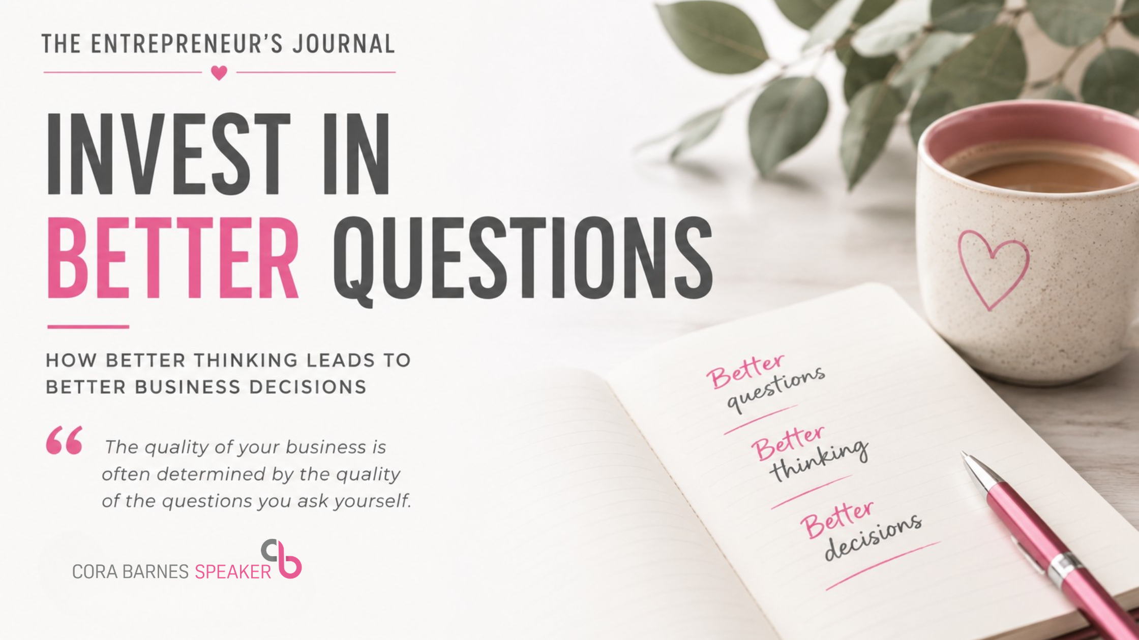 You are currently viewing Invest in Better Questions – How Better Thinking Leads to Better Business Decisions